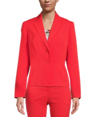 macy's ladies red suits