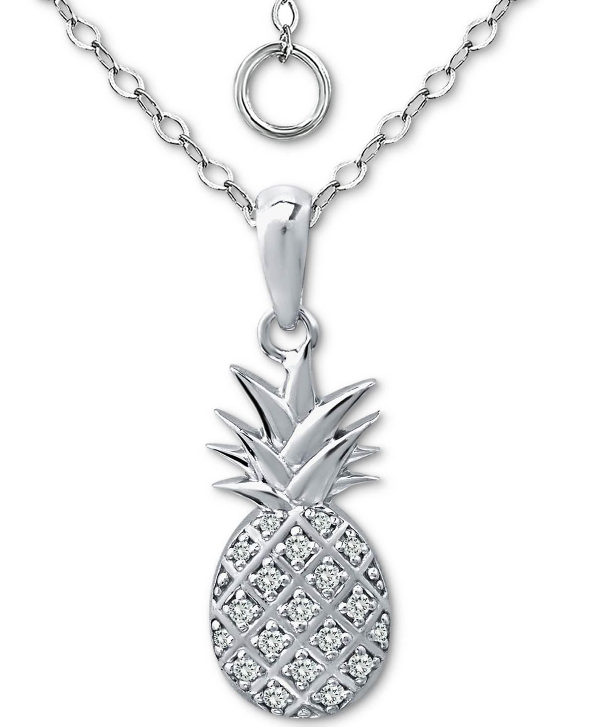 Giani Bernini Cubic Zirconia Pineapple Pendant Necklace  16