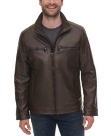 Men's Faux Leather Jacket, Created for Macy's