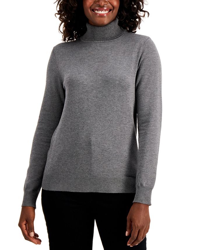 Karen Scott Turtleneck Sweater, Created for Macy's - Macy's