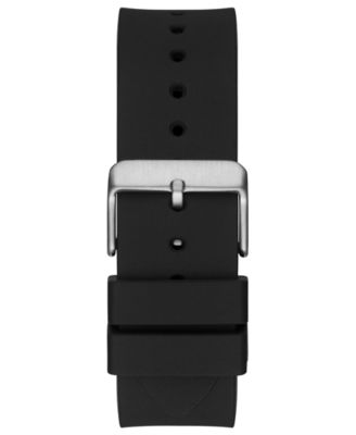 Men's Phoenix Black Silicone Strap Watch 43mm