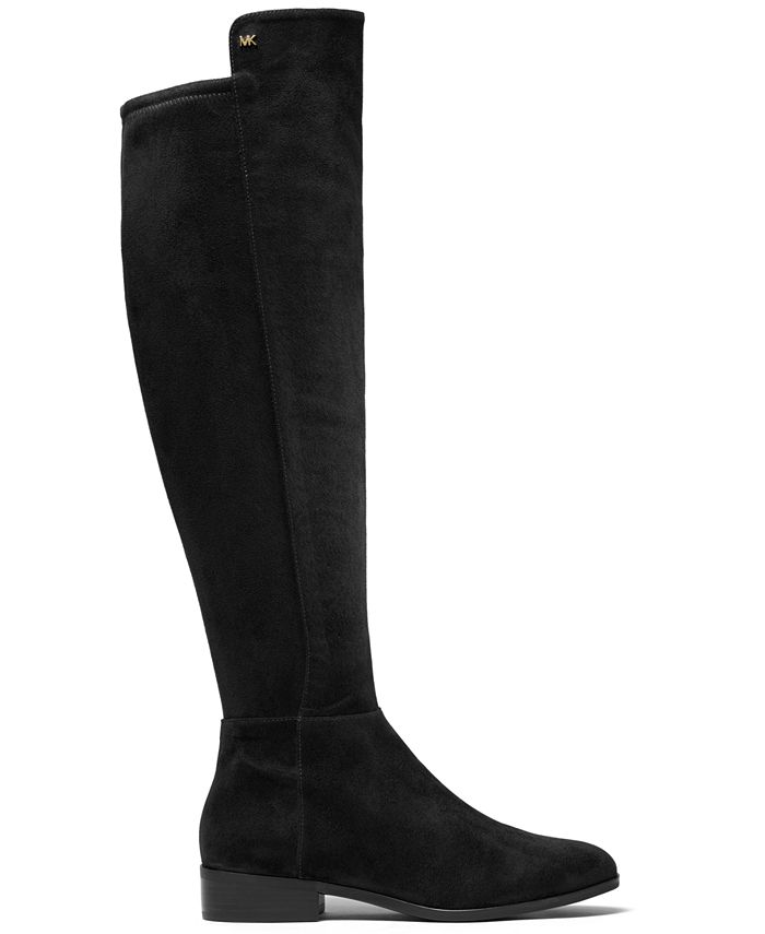 Michael Kors Women's Bromley Suede Flat Tall Riding Boots & Reviews ...