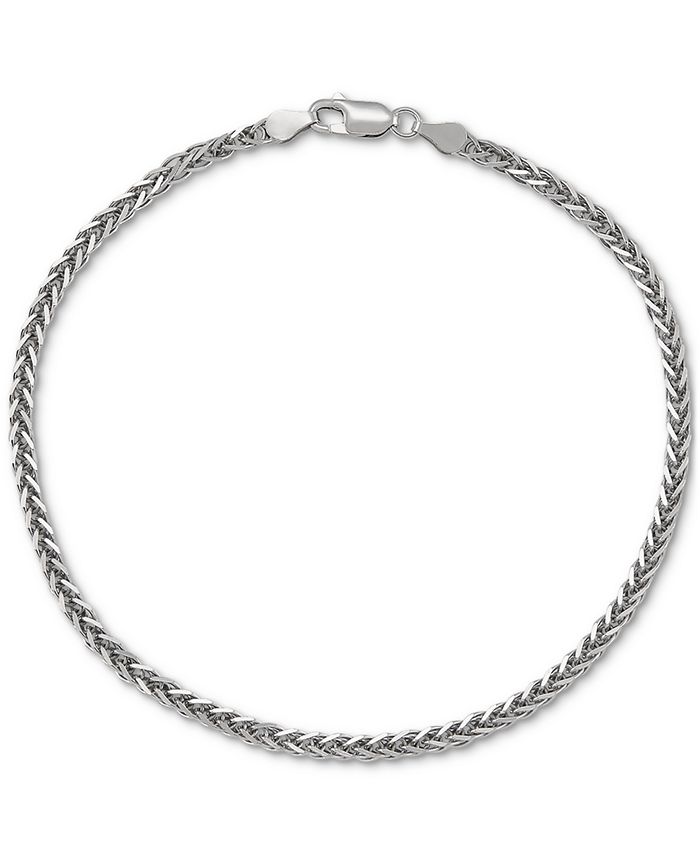 Giani Bernini - Wheat Link Ankle Bracelet in Sterling Silver
