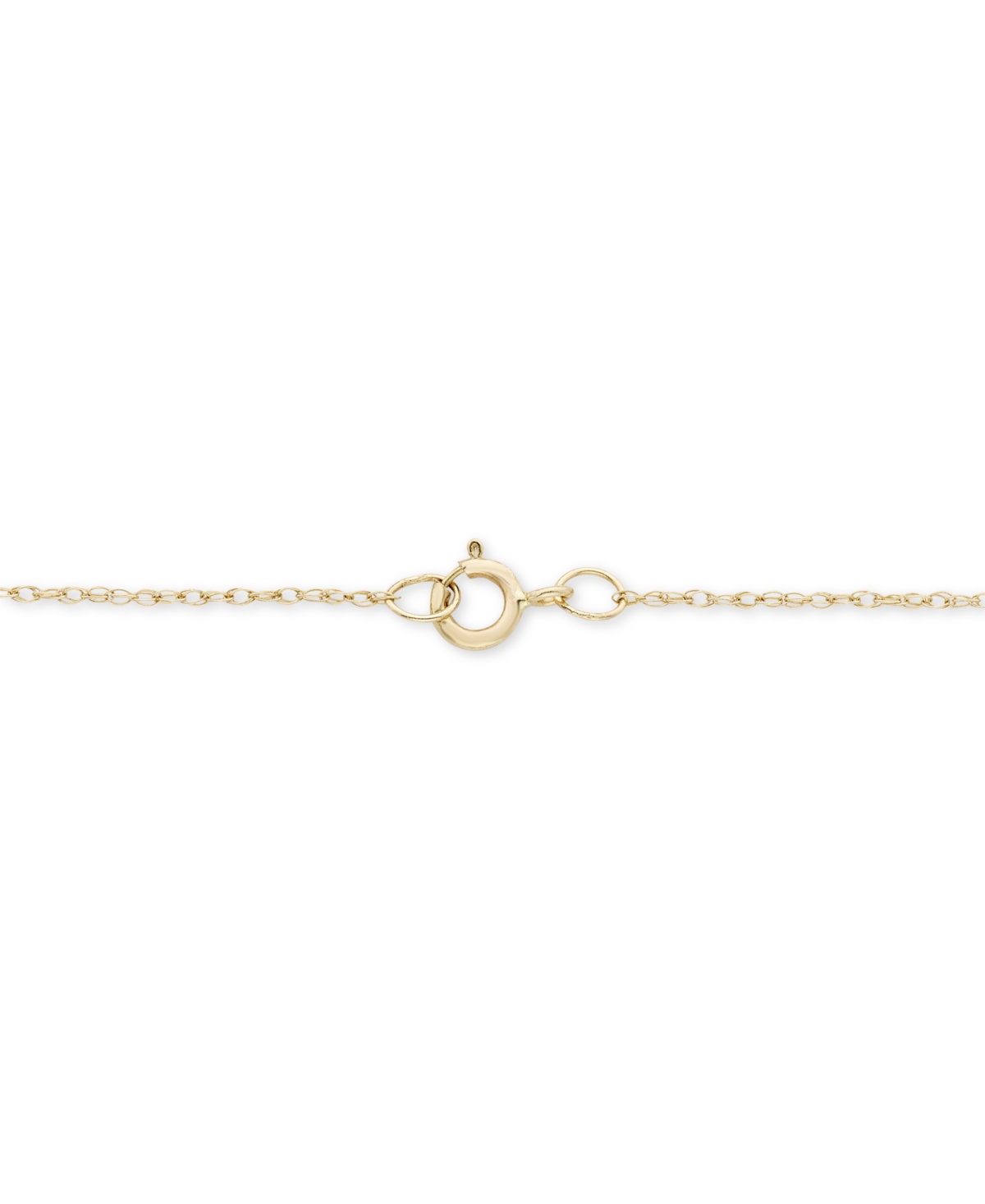 Diamond Open Cross Pendant Necklace (1/20 ct. t.w.) in 14K Yellow, White or Rose Gold