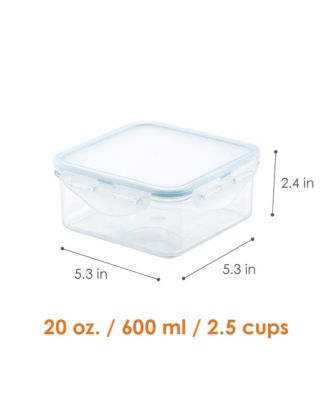 Purely Better™ 8-Pc. Square Food Storage Containers, 20-Oz. 