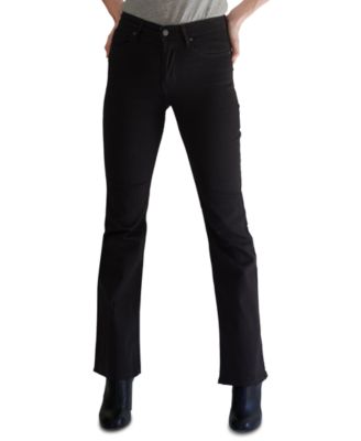 black denim bootcut jeans womens