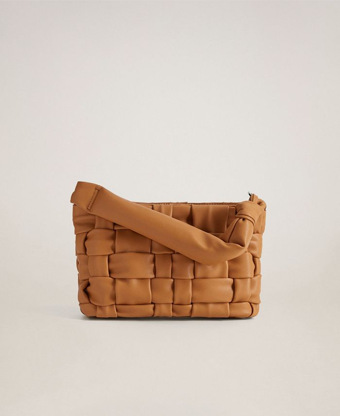 MANGO Women s Braided Design Crossbody Bag Macy s