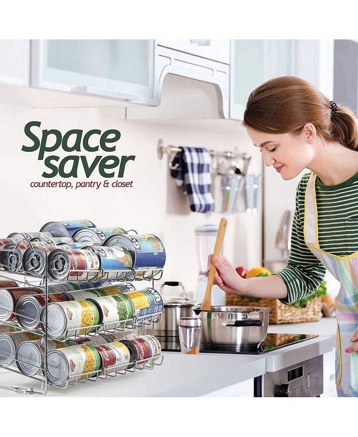 HomeIT Stackable Can Rack Organizer, Holds up to 36 Cans Macy's