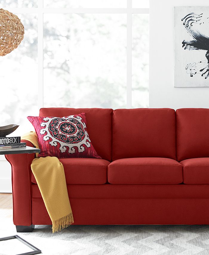 Furniture Kenzey 76" Fabric Sofa Bed Queen Sleeper, Created for Macy's