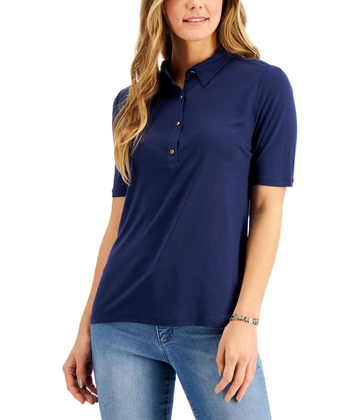 Charter Club Petite Polo Shirt, Created for Macy's Macy's