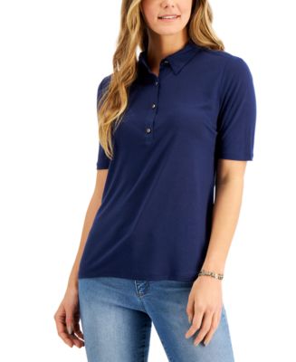 Charter Club Petite Polo Shirt, Created for Macy's - Macy's