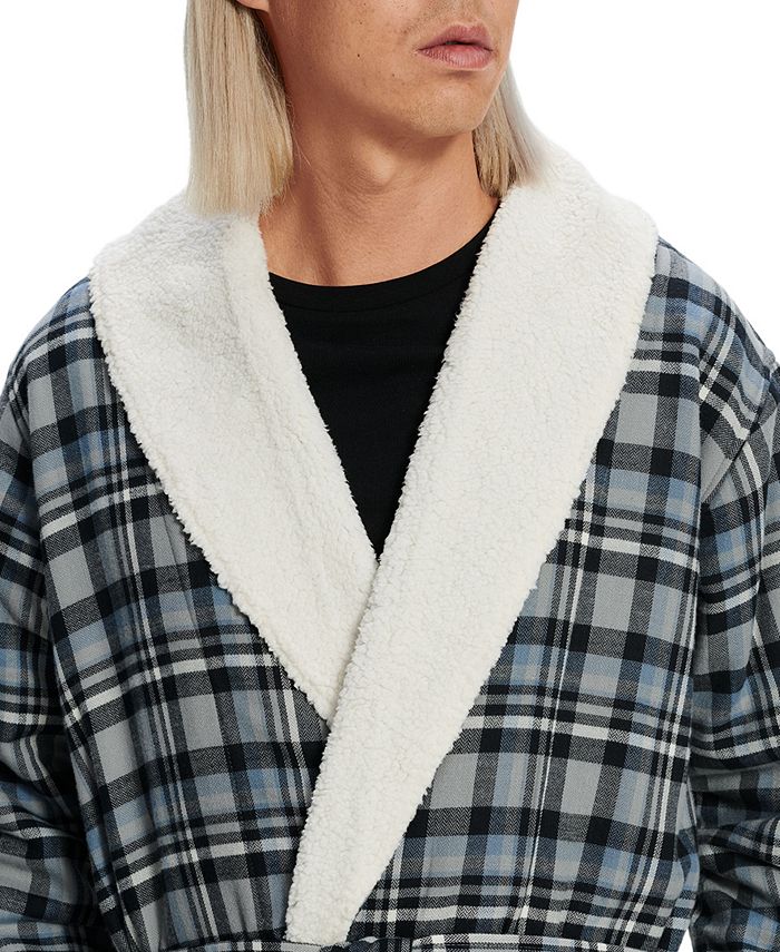 UGG Men s Kalib Flannel Plaid Robe Macy s