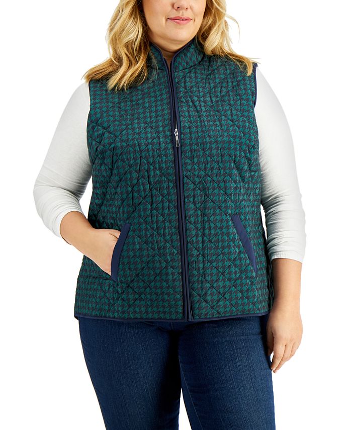 Karen Scott Petite Quilted Puffer Vest, Created for Macy's - Macy's