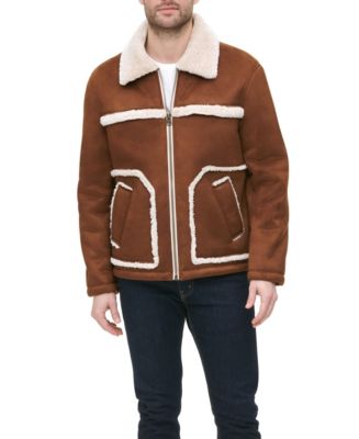 Levi's Men's Big and Tall Faux Shearling Ranchers Jacket, Created for  Macy's & Reviews - Coats & Jackets - Men - Macy's