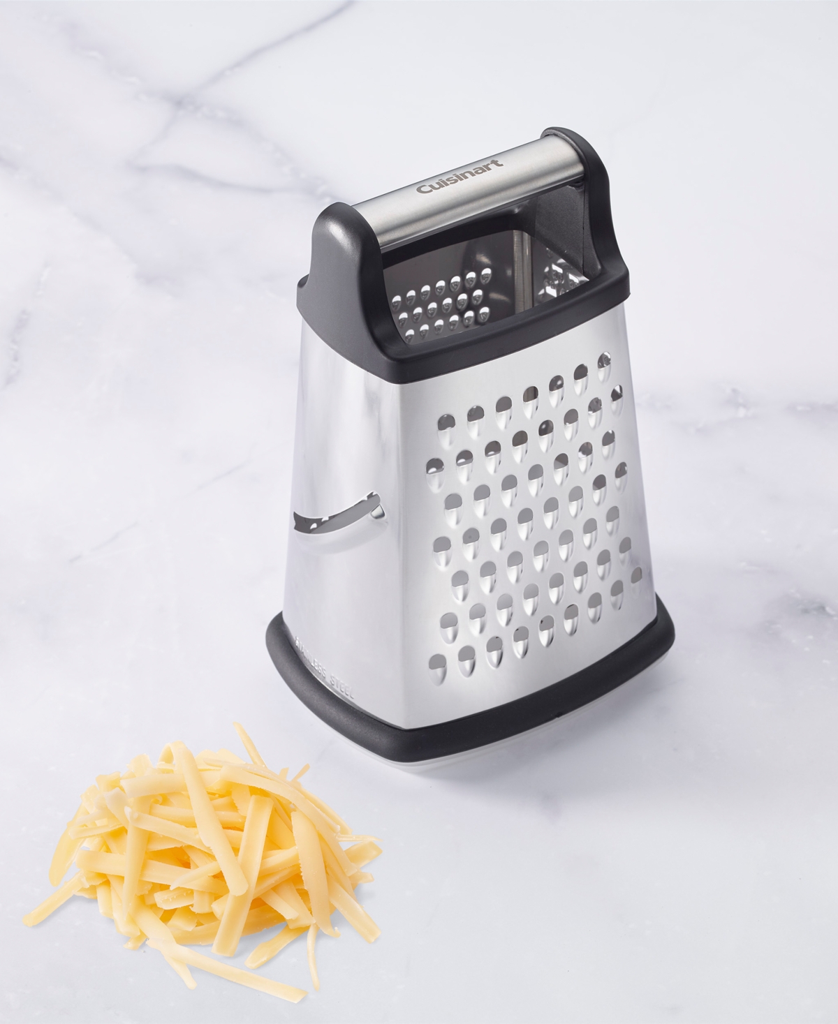 Cuisinart Stainless Steel Box Grater With Storage In Black,stainless