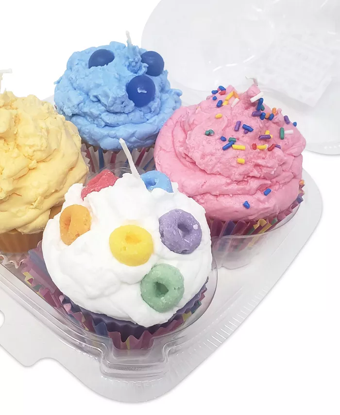 macys.com | Set of 4 Cupcake Candles, 5-oz.