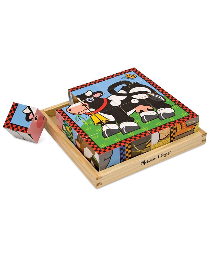 Melissa and Doug M D Farm Cube Puzzle Macy s
