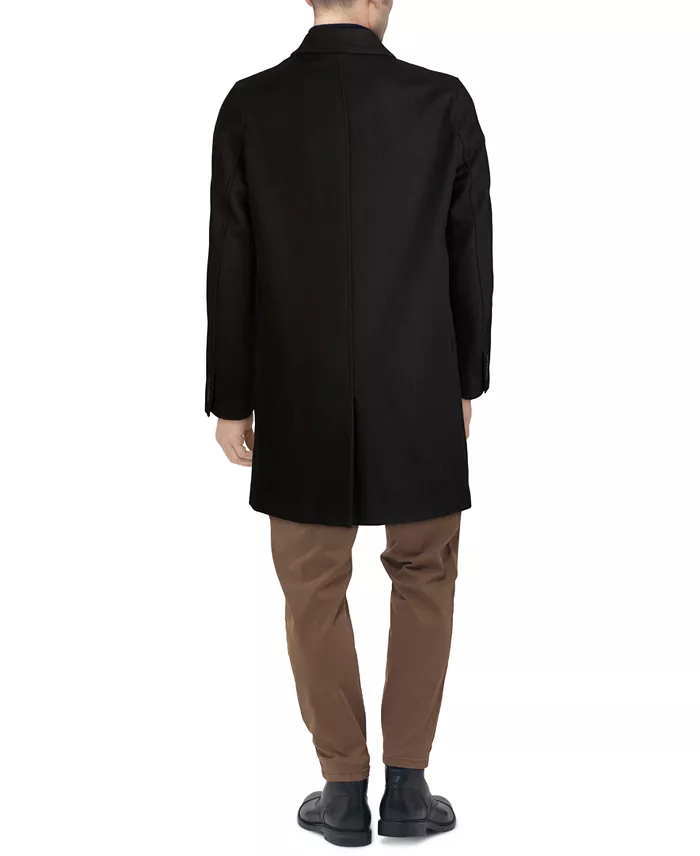 Men's Melton Classic-Fit Topcoat - thumbnail 6