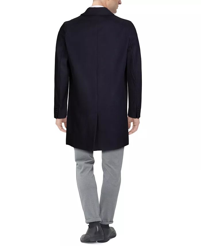Men's Melton Classic-Fit Topcoat - thumbnail 8
