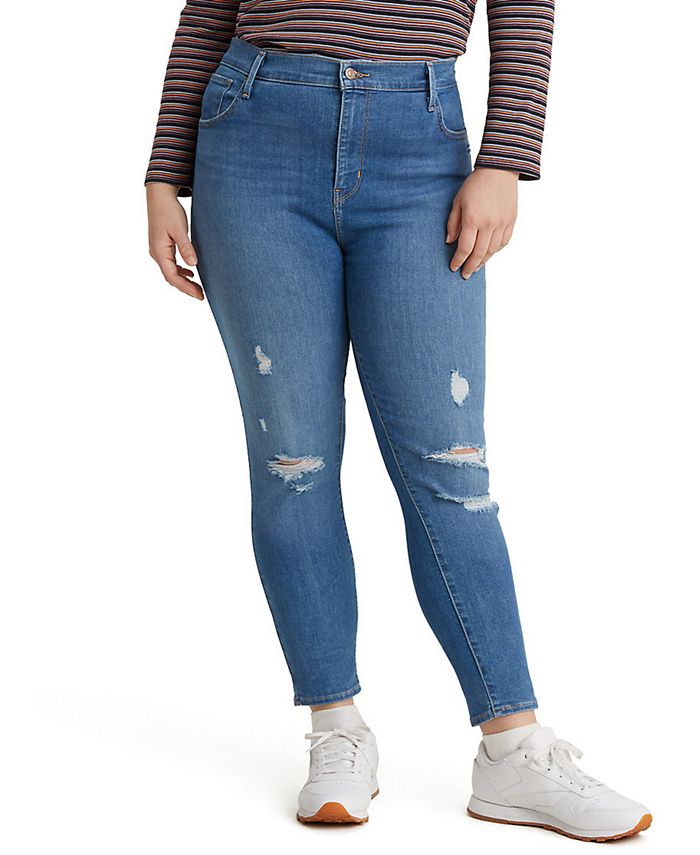 Uafhængighed Sweeten Gymnastik Levi's Trendy Plus Size 720 High-Rise Super Skinny Jeans & Reviews - Jeans  - Plus Sizes - Macy's