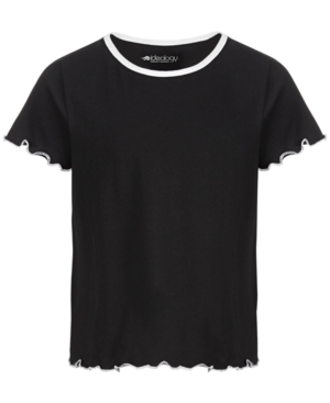 image of Ideology Big Girls Scalloped-Hem Cotton T-Shirt, Created for Macy-s