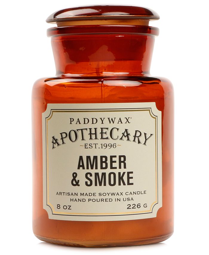 Paddywax Apothecary Amber & Smoke Glass Candle Macy's