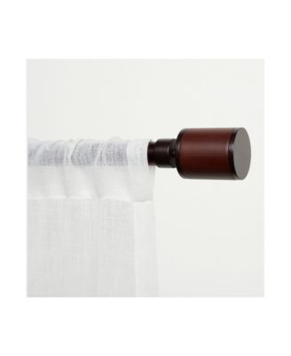  Rimini 1" Window Curtain Rod and Finial Set, Adjustable