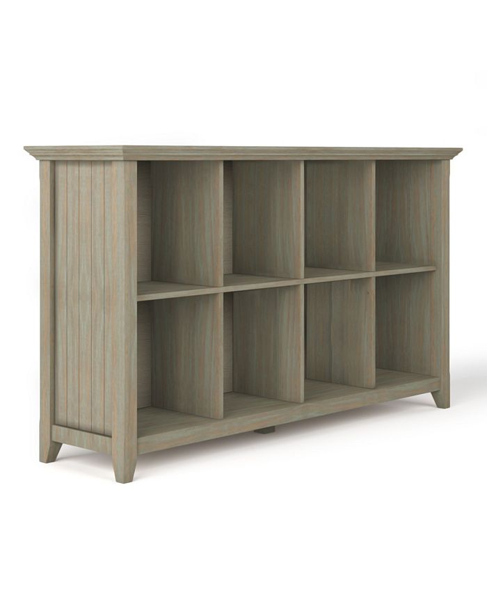 Simpli Home Acadian Solid Wood 8 Cube Storage Sofa Table Macy's