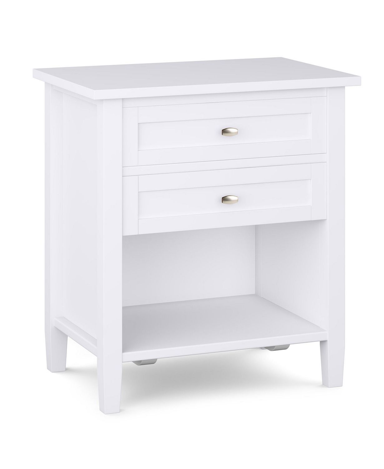 Warm Shaker Solid Wood Bedside Table