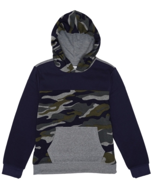 image of Epic Threads Big Boys Camo Hooded Fleece Pullover