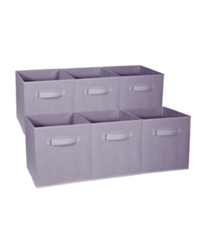 Sorbus Foldable 6-Pk Storage Cube Basket Bins