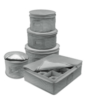 Sorbus Dinnerware Storage 5-Piece Set for Protecting or Transporting Dinnerware