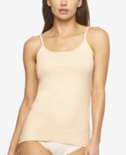 PACT Organic Cotton Camisole with Shelf Bra White — The Herban