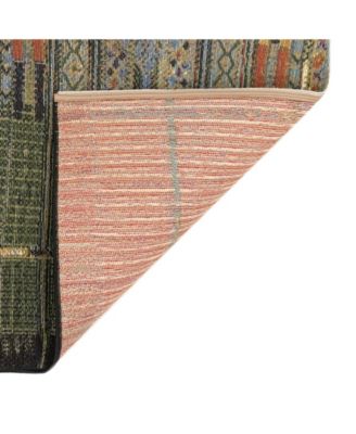 Marina Tribal Stripe 1'11" x 7'6" Runner Rug