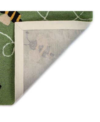 Frontporch Buzzy Bees Green 2' x 3' Outdoor Area Rug