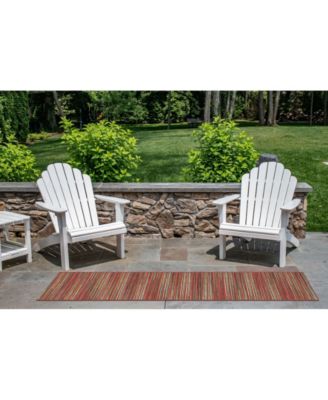 Liora Manne Marina Stripes 1'11" x 7'6" Runner Rug