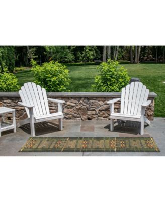 Marina Tribal Stripe 1'11" x 7'6" Runner Rug