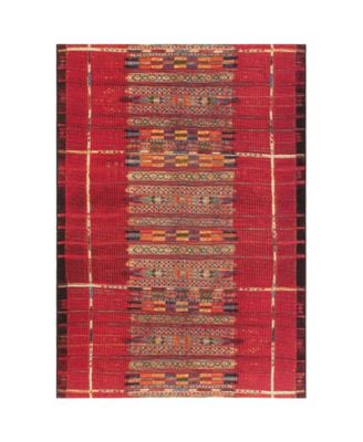 Marina Tribal Stripe 4'10" x 7'6" Outdoor Area Rug