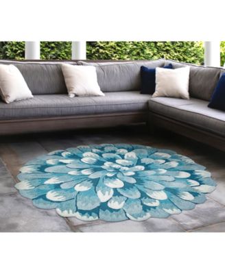 Frontporch Mum 3' x 3' Round Rug