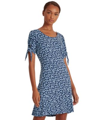 Lauren Ralph Lauren - Floral Jersey Peplum Dress