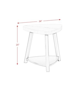 Lena Marble Top End Table