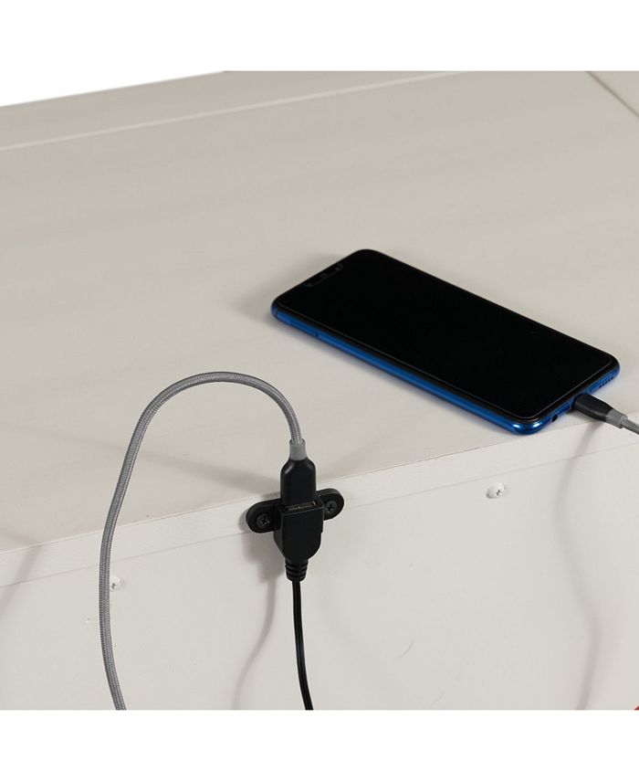 Picket House Furnishings Brooks 3Drawer Nightstand with USB Ports Macy's