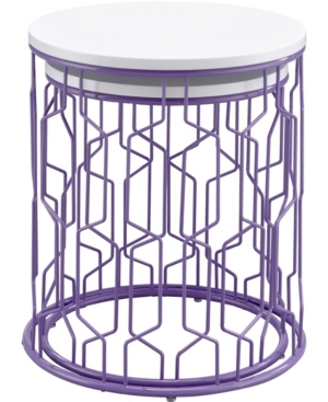 Furniture of America Siarra Round 2-Piece Nesting Table Set
