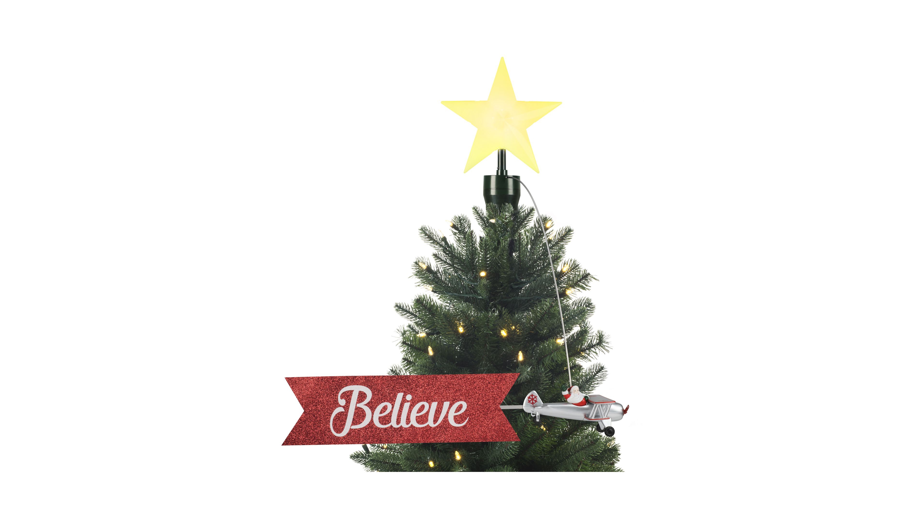 Mr. Christmas Animated Tree Topper- Biplane