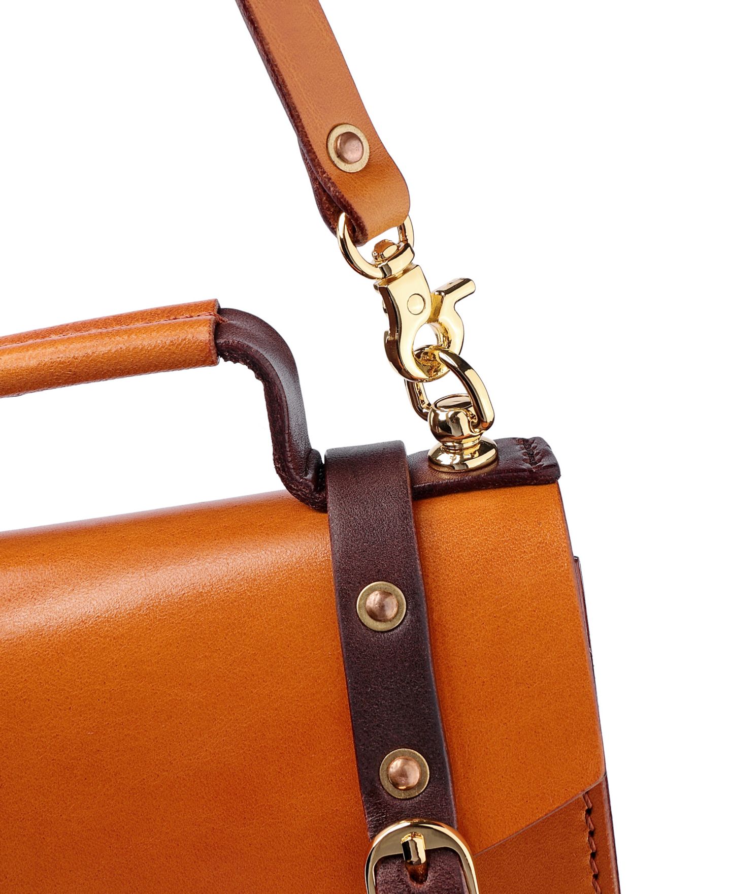 Женская сумка OLD TREND Genuine Leather Snapper Crossbody, цвет: Верблюжий — фото 10