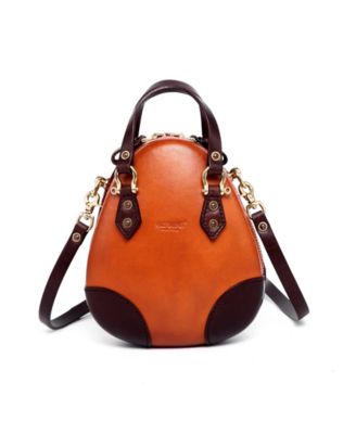 Women's Genuine Leather Fairy Lantern Mini Satchel