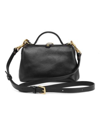 Doctor Small Leather Crossbody Satchel Bag