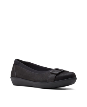 image of Clarks Cloudsteppers Women-s Ayla Grace Ballet Flats Women-s Shoes