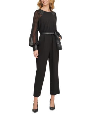 macy's calvin klein jumpsuit