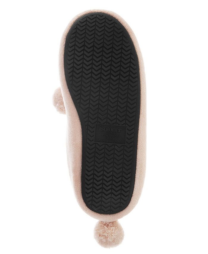Isotoner Signature Women's Microterry Critter Hoodback Slippers Macy's